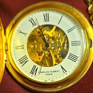 Charles-Hubert Paris Gold Pocket Watch